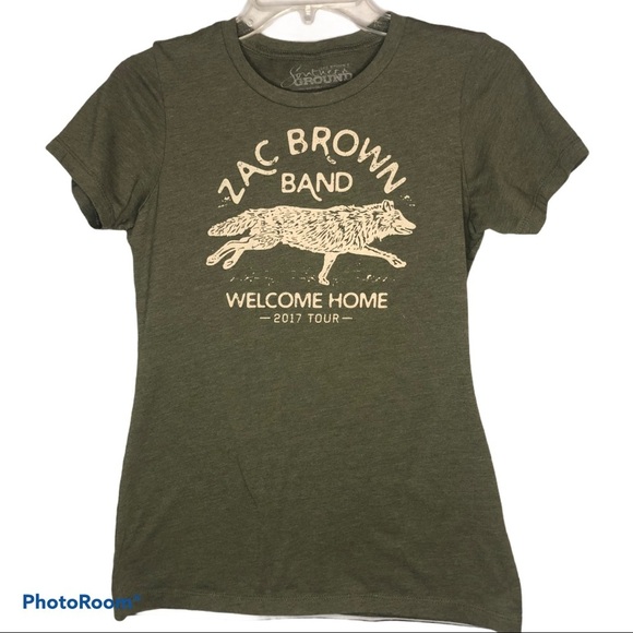 Zac Brown Band 2017 Tour Tee-Size Medium - Picture 1 of 4